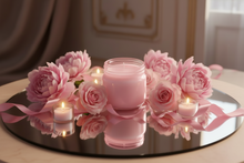 Load image into Gallery viewer, Flower bouquet 8oz Hand poured Glass candle