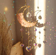 Load image into Gallery viewer, Rose quartz sun catcher