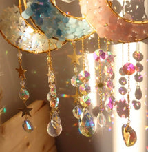 Load image into Gallery viewer, Aqua marine crystal sun catcher