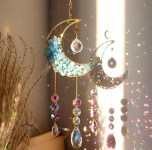 Load image into Gallery viewer, Aqua marine crystal sun catcher