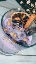 Load image into Gallery viewer, 13oz Glass “Stress Relief” soy wax intention candle