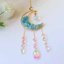 Load image into Gallery viewer, Aqua marine crystal sun catcher