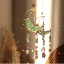 Load image into Gallery viewer, Green Aventurine crystal sun catcher