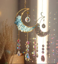 Load image into Gallery viewer, Aqua marine crystal sun catcher