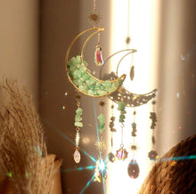 Load image into Gallery viewer, Green Aventurine crystal sun catcher
