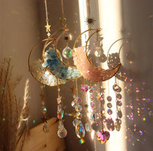 Load image into Gallery viewer, Aqua marine crystal sun catcher