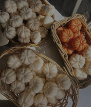 Load image into Gallery viewer, Pumpkin shaped, pumpkin spice soy wax candle 8oz