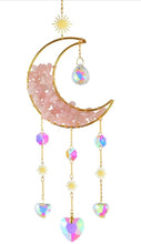 Load image into Gallery viewer, Rose quartz sun catcher