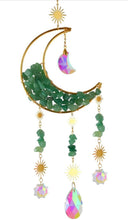 Load image into Gallery viewer, Green Aventurine crystal sun catcher
