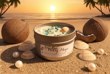 Load image into Gallery viewer, 4oz Tin Sea goddess 100% hand poured soy wax candle π"Tranquility, peace, love, prosperity, brings calm"