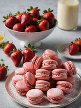 Load image into Gallery viewer, Strawberry Macaron whipped body butter
