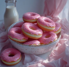Load image into Gallery viewer, Strawberry sprinkled donuts 8oz