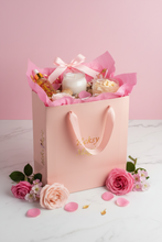 Load image into Gallery viewer, Monthly subscription box for only $22.00 (value $45.00)subscribe and save even more!! (50% OFF!!)🎀✨🎀✨8oz whipped body butter, 8oz Hand poured candle, 2oz body oil, different scents every month!! (discount shows when you click on product)