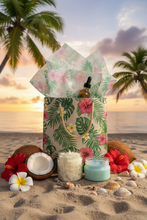 Load image into Gallery viewer, Monthly subscription box for only $22.00 (value $45.00)subscribe and save even more!! (50% OFF!!)🎀✨🎀✨8oz whipped body butter, 8oz Hand poured candle, 2oz body oil, different scents every month!! (discount shows when you click on product)