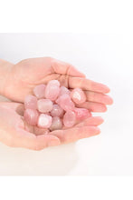Load image into Gallery viewer, Rose quartz crystal tumbled stone