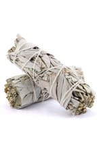 Load image into Gallery viewer, 3 Pack White Sage Smudge Sticks 4 inch USDA Organic & Grown in California