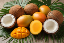 Load image into Gallery viewer, Mango coconut whipped body butter 8.5 oz