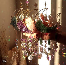 Load and play video in Gallery viewer, Rose quartz sun catcher
