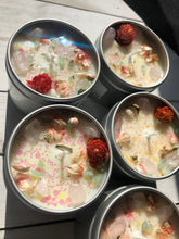 Load image into Gallery viewer, 4oz Tin "Manifestation Candle" ✨ 100% Hand poured soy wax intention candle "Invokes sweet loving energy transmutes negative energy into loving energy”