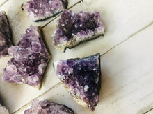 Load image into Gallery viewer, Medium Amethyst Cut Base Clusters, Stunning Crystal Quartz Geodes: 5 - 7 oz (AAA Grade, Amethyst...
