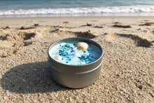 Load image into Gallery viewer, 4oz Tin Sea goddess 100% hand poured soy wax candle π"Tranquility, peace, love, prosperity, brings calm"