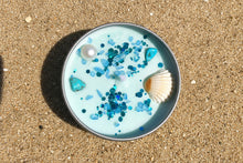 Load image into Gallery viewer, 4oz Tin Sea goddess 100% hand poured soy wax candle π"Tranquility, peace, love, prosperity, brings calm"