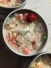 Load image into Gallery viewer, 4oz Tin "Manifestation Candle" ✨ 100% Hand poured soy wax intention candle "Invokes sweet loving energy transmutes negative energy into loving energy”