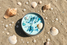 Load image into Gallery viewer, 4oz Tin Sea goddess 100% hand poured soy wax candle π"Tranquility, peace, love, prosperity, brings calm"