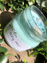 Load image into Gallery viewer, 8oz Glass Sea goddess ✨100% hand poured soy wax candle🐚"Tranquility, peace, love, prosperity, brings calm"