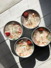 Load image into Gallery viewer, 4oz Tin "Manifestation Candle" ✨ 100% Hand poured soy wax intention candle "Invokes sweet loving energy transmutes negative energy into loving energy”