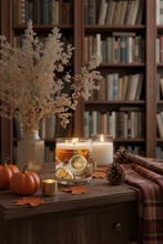 Load image into Gallery viewer, Hazelnut coffee and fall cookies fall 8oz candle
