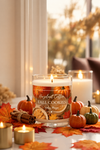 Load image into Gallery viewer, Hazelnut coffee and fall cookies fall 8oz candle
