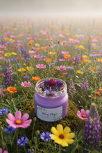 Load image into Gallery viewer, Moon stone 8oz Glass hand poured soy wax candle
