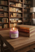Load image into Gallery viewer, Moon stone 8oz Glass hand poured soy wax candle
