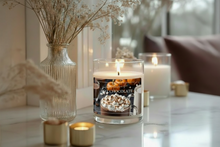 Load image into Gallery viewer, Toasted marshmallows and fall cookies fall 8oz candle
