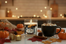 Load image into Gallery viewer, Toasted marshmallows and fall cookies fall 8oz candle

