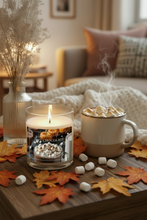 Load image into Gallery viewer, Toasted marshmallows and fall cookies fall 8oz candle
