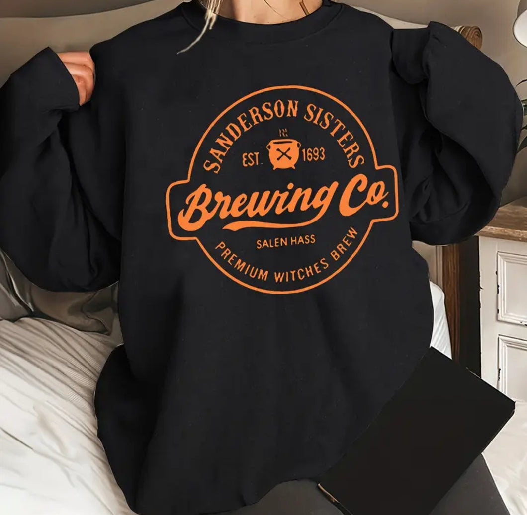 “Sanderson sisters brewing Co.” fall sweater