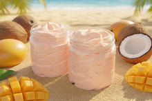 Load image into Gallery viewer, Mango coconut whipped body butter 8.5 oz
