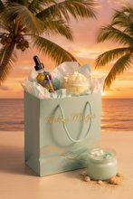 Load image into Gallery viewer, Monthly subscription box for only  $22.00 (value $45.00)subscribe and save even more!! (50% OFF!!)🎀✨🎀✨8oz whipped body butter, 8oz Hand poured candle, 2oz body oil, different scents every month!! (discount shows when you click on product)
