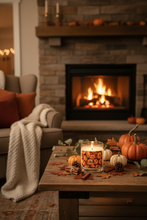 Load image into Gallery viewer, Pumpkin spice 8oz fall candle
