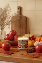 Load image into Gallery viewer, Cinnamon apple 8oz fall candle
