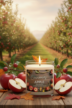 Load image into Gallery viewer, Cinnamon apple 8oz fall candle

