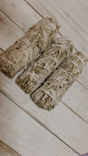 Load image into Gallery viewer, 3 Pack White Sage Smudge Sticks 4 inch USDA Organic &amp; Grown in California
