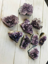 Load image into Gallery viewer, Medium Amethyst Cut Base Clusters, Stunning Crystal Quartz Geodes: 5 - 7 oz (AAA Grade, Amethyst...
