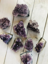 Load image into Gallery viewer, Medium Amethyst Cut Base Clusters, Stunning Crystal Quartz Geodes: 5 - 7 oz (AAA Grade, Amethyst...
